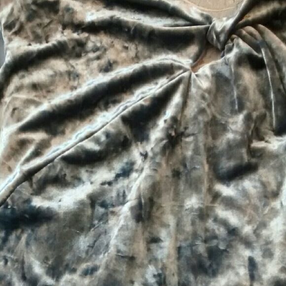 NWT eci Silvery Blue Velvet Dress - Picture 7 of 8